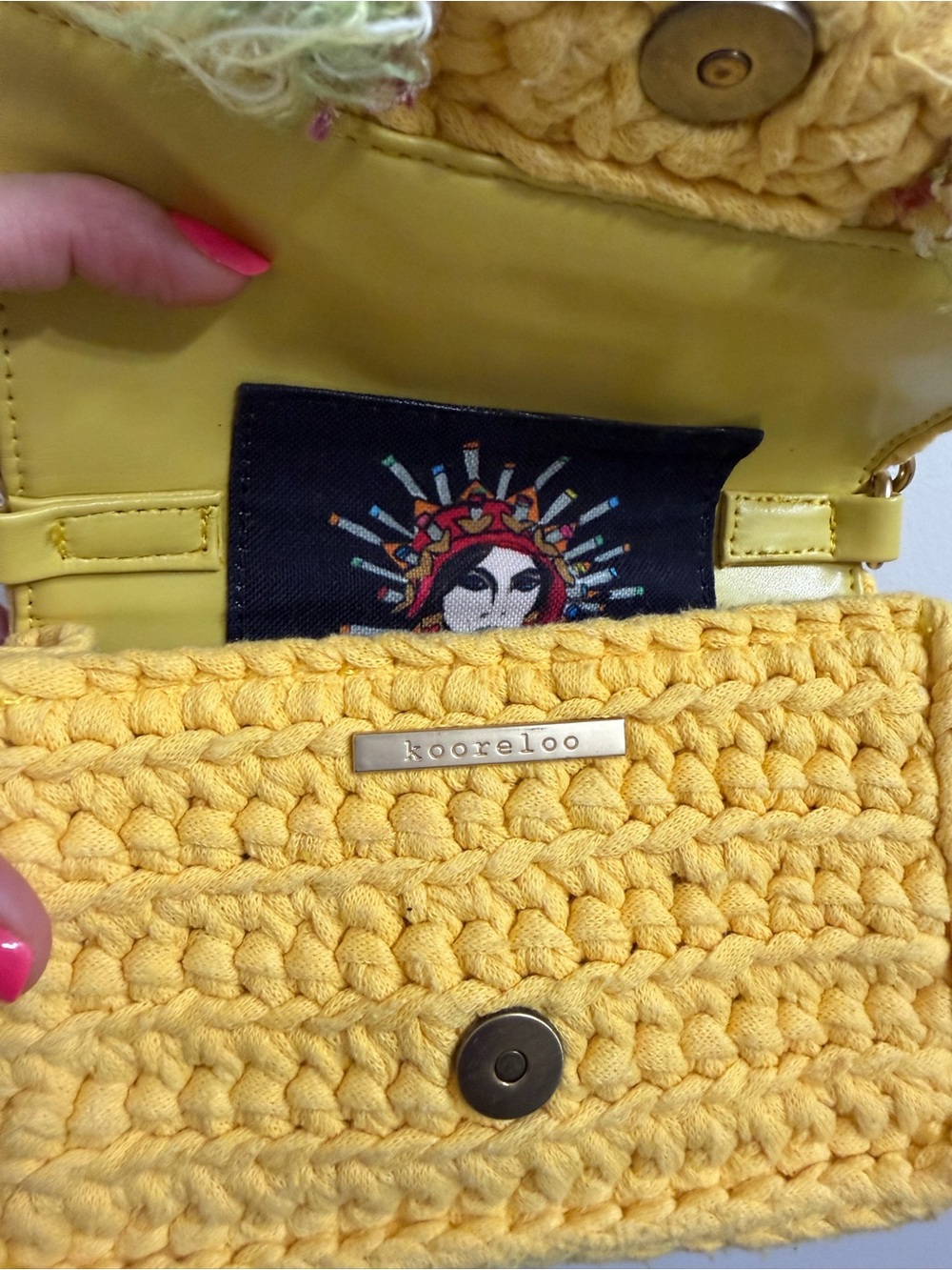 Kooreloo yellow Ibiza Mini Bag - Picture 6 of 11